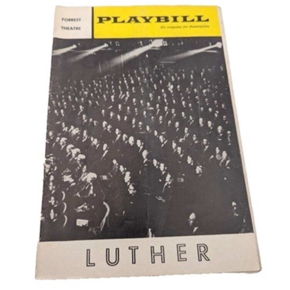 Luther Forrest Theatre September 1963 Playbill Albert Finney Glyn Owen